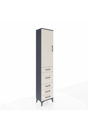Arges Dolap 3 Raflı 5 Çekmeceli Tek Kapaklı 44x30x221 - S28M116V4A
