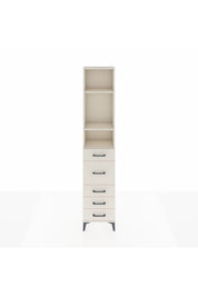 Arges Dolap 3 Raflı 5 Çekmeceli 44x30x221 - S28M117V1A