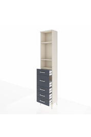 Arges Dolap 3 Raflı 5 Çekmeceli 44x30x221 - S28M117V2A