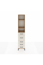 Arges Dolap 3 Raflı 5 Çekmeceli 44x30x221 - S28M117V7A