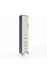Arges Dolap 2 Raflı 5 Çekmeceli Tek Askılı 44x30x221 - S28M118V4A
