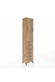 Arges Dolap 2 Raflı 5 Çekmeceli Tek Askılı 44x30x221 - S28M118V9A