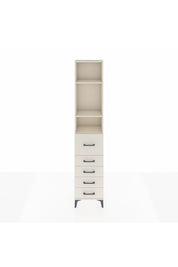 Arges Dolap 3 Raflı 5 Çekmeceli 44x30x221 - S28M120V1A