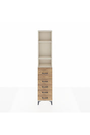 Arges Dolap 3 Raflı 5 Çekmeceli 44x30x221 - S28M120V3A