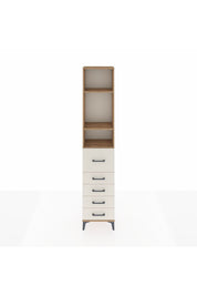 Arges Dolap 3 Raflı 5 Çekmeceli 44x30x221 - S28M120V7A
