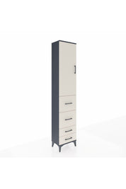 Arges Dolap 2 Raflı 4 Çekmeceli Tek Askılı 44x30x221 - S28M121V4A