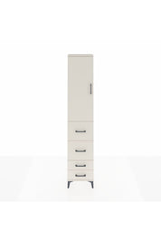 Arges Dolap 3 Raflı 4 Çekmeceli Tek Kapaklı 44x30x221 - S28M122V1A