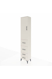 Arges Dolap 3 Raflı 4 Çekmeceli Tek Kapaklı 44x30x221 - S28M122V1A