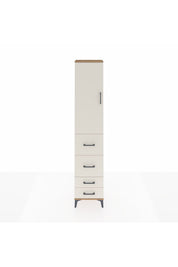 Arges Dolap 3 Raflı 4 Çekmeceli Tek Kapaklı 44x30x221 - S28M122V7A