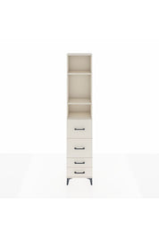 Arges Dolap 3 Raflı 4 Çekmeceli 44x30x221 - S28M123V1A
