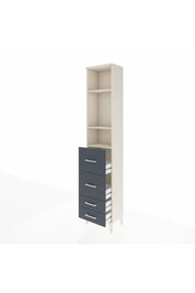 Arges Dolap 3 Raflı 4 Çekmeceli 44x30x221 - S28M123V2A