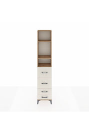 Arges Dolap 3 Raflı 4 Çekmeceli 44x30x221 - S28M123V7A