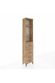 Arges Dolap 3 Raflı 4 Çekmeceli 44x30x221 - S28M123V9A
