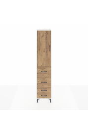 Arges Dolap 2 Raflı 4 Çekmeceli Tek Askılı 44x30x221 - S28M124V3A