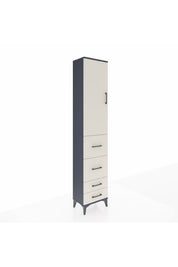 Arges Dolap 2 Raflı 4 Çekmeceli Tek Askılı 44x30x221 - S28M124V4A