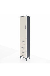 Arges Dolap 2 Raflı 4 Çekmeceli Tek Askılı 44x30x221 - S28M124V4A