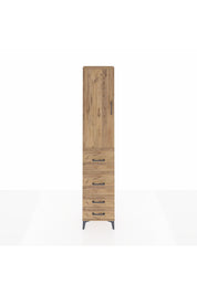 Arges Dolap 2 Raflı 4 Çekmeceli Tek Askılı 44x30x221 - S28M124V9A