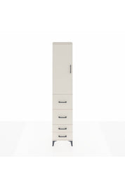 Arges Dolap 3 Raflı 4 Çekmeceli Tek Kapaklı 44x30x221 - S28M125V1A