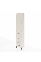 Arges Dolap 3 Raflı 4 Çekmeceli Tek Kapaklı 44x30x221 - S28M125V1A