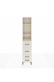 Arges Dolap 3 Raflı 4 Çekmeceli 44x30x221 - S28M126V1A