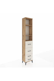 Arges Dolap 3 Raflı 4 Çekmeceli 44x30x221 - S28M126V7A