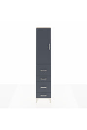 Arges Dolap 2 Raflı 4 Çekmeceli Tek Askılı 44x30x221 - S28M127V2A