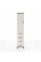 Arges Dolap 2 Raflı 4 Çekmeceli Tek Askılı 44x30x221 - S28M127V4A