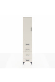 Arges Dolap 3 Raflı 4 Çekmeceli Tek Kapaklı 44x30x221 - S28M128V1A