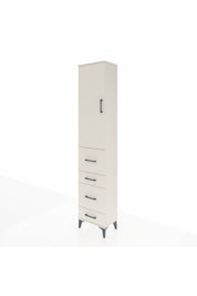Arges Dolap 3 Raflı 4 Çekmeceli Tek Kapaklı 44x30x221 - S28M128V1A