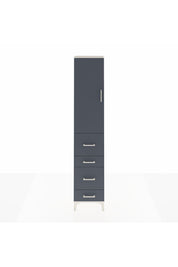Arges Dolap 3 Raflı 4 Çekmeceli Tek Kapaklı 44x30x221 - S28M128V2A
