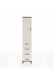 Arges Dolap 3 Raflı 4 Çekmeceli Tek Kapaklı 44x30x221 - S28M128V4A