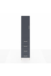 Arges Dolap 3 Raflı 4 Çekmeceli Tek Kapaklı 44x30x221 - S28M128V5A