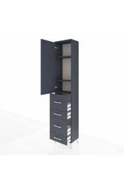 Arges Dolap 3 Raflı 4 Çekmeceli Tek Kapaklı 44x30x221 - S28M128V5A