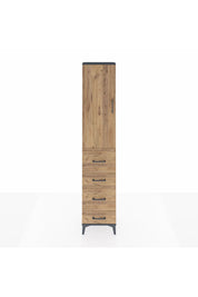 Arges Dolap 3 Raflı 4 Çekmeceli Tek Kapaklı 44x30x221 - S28M128V6A