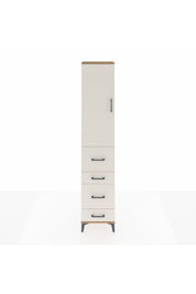 Arges Dolap 3 Raflı 4 Çekmeceli Tek Kapaklı 44x30x221 - S28M128V7A