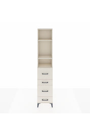 Arges Dolap 3 Raflı 4 Çekmeceli 44x30x221 - S28M129V1A