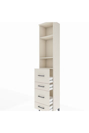 Arges Dolap 3 Raflı 4 Çekmeceli 44x30x221 - S28M129V1A