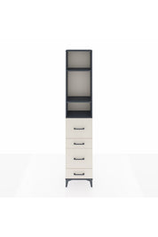 Arges Dolap 3 Raflı 4 Çekmeceli 44x30x221 - S28M129V4A