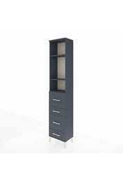 Arges Dolap 3 Raflı 4 Çekmeceli 44x30x221 - S28M129V5A