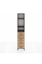 Arges Dolap 3 Raflı 4 Çekmeceli 44x30x221 - S28M129V6A