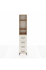 Arges Dolap 3 Raflı 4 Çekmeceli 44x30x221 - S28M129V7A