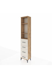 Arges Dolap 3 Raflı 4 Çekmeceli 44x30x221 - S28M129V7A