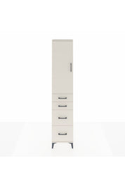 Arges Dolap 2 Raflı 4 Çekmeceli Tek Askılı 44x30x221 - S28M130V1A