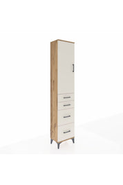 Arges Dolap 2 Raflı 4 Çekmeceli Tek Askılı 44x30x221 - S28M130V7A