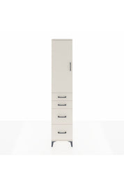 Arges Dolap 3 Raflı 4 Çekmeceli Tek Kapaklı 44x30x221 - S28M131V1A