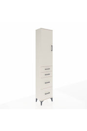 Arges Dolap 3 Raflı 4 Çekmeceli Tek Kapaklı 44x30x221 - S28M131V1A