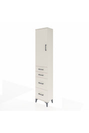 Arges Dolap 3 Raflı 4 Çekmeceli Tek Kapaklı 44x30x221 - S28M131V1A