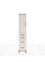 Arges Dolap 3 Raflı 4 Çekmeceli Tek Kapaklı 44x30x221 - S28M131V7A