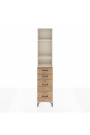 Arges Dolap 3 Raflı 4 Çekmeceli 44x30x221 - S28M132V3A