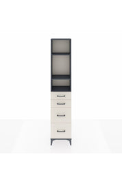 Arges Dolap 3 Raflı 4 Çekmeceli 44x30x221 - S28M132V4A